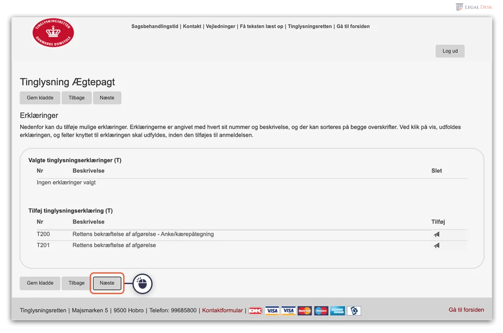 Indtast info